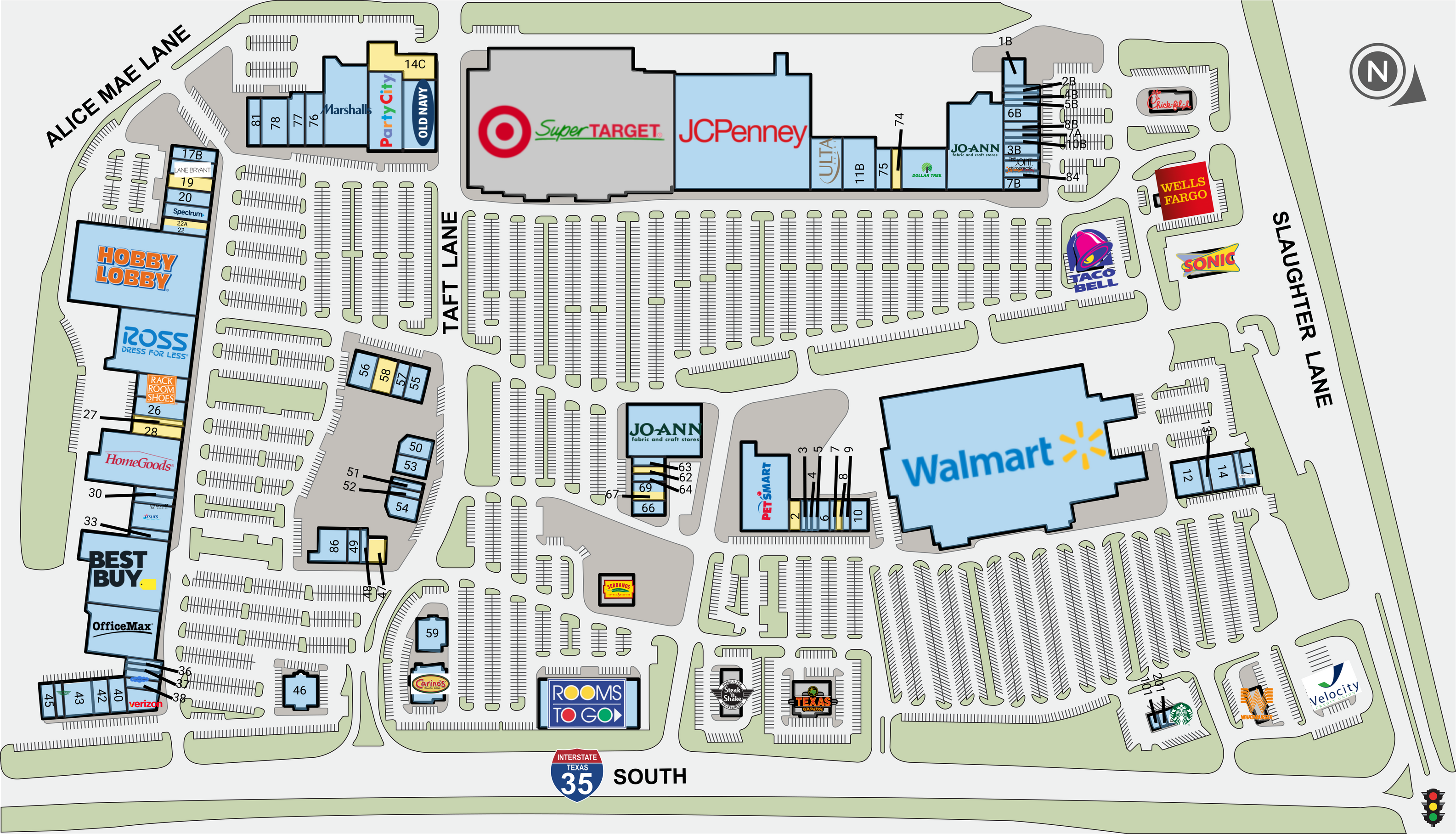 AUSTIN TX SOUTHPARK MEADOWS Retail Space For Lease excel trust
